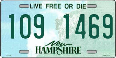 NH license plate 1091469