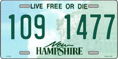 NH license plate 1091477