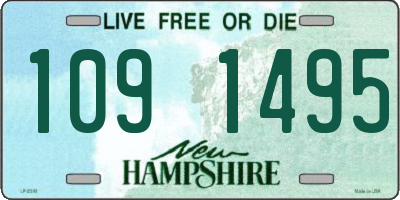 NH license plate 1091495