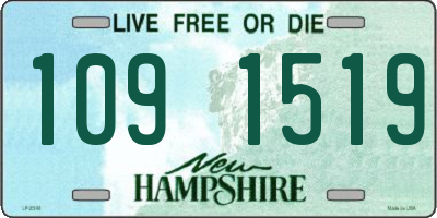 NH license plate 1091519