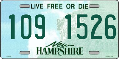 NH license plate 1091526