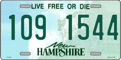 NH license plate 1091544