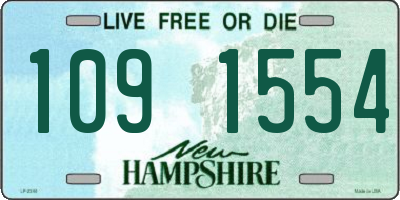 NH license plate 1091554