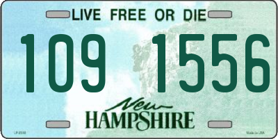 NH license plate 1091556