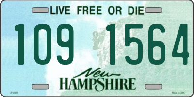 NH license plate 1091564