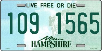 NH license plate 1091565