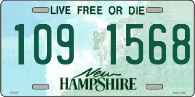 NH license plate 1091568