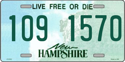 NH license plate 1091570