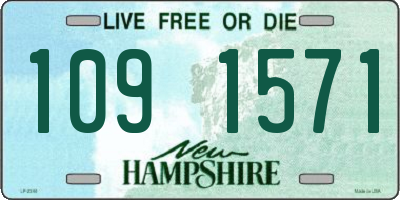 NH license plate 1091571