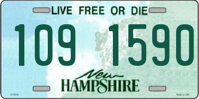 NH license plate 1091590
