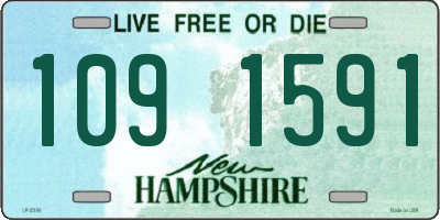 NH license plate 1091591