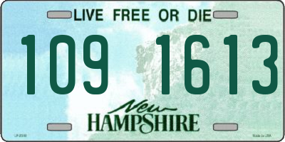 NH license plate 1091613