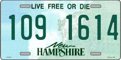 NH license plate 1091614