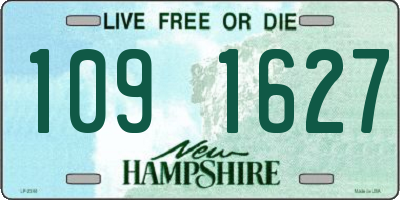 NH license plate 1091627
