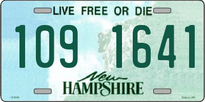 NH license plate 1091641