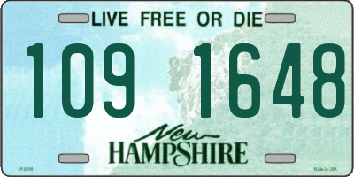 NH license plate 1091648