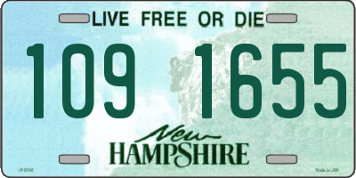 NH license plate 1091655