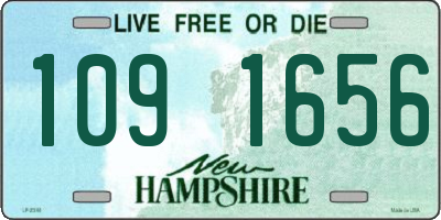 NH license plate 1091656