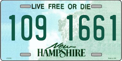 NH license plate 1091661