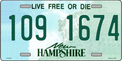 NH license plate 1091674