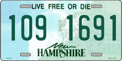 NH license plate 1091691