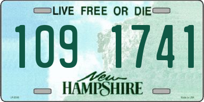 NH license plate 1091741