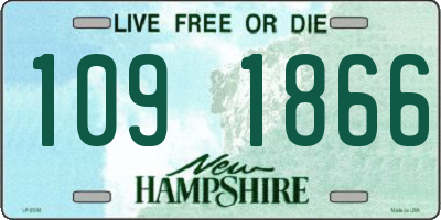 NH license plate 1091866