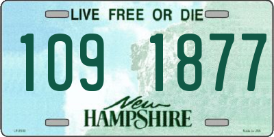 NH license plate 1091877