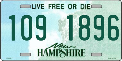 NH license plate 1091896
