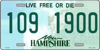 NH license plate 1091900