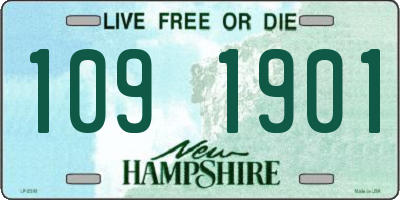 NH license plate 1091901