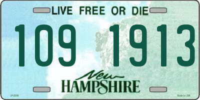 NH license plate 1091913