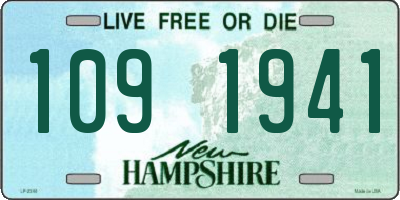 NH license plate 1091941