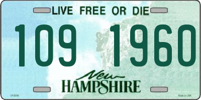 NH license plate 1091960