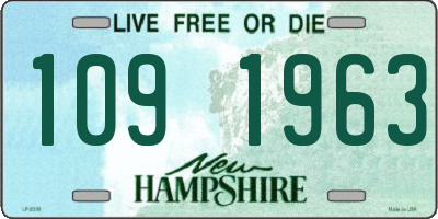 NH license plate 1091963