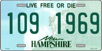 NH license plate 1091969