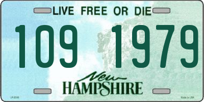 NH license plate 1091979