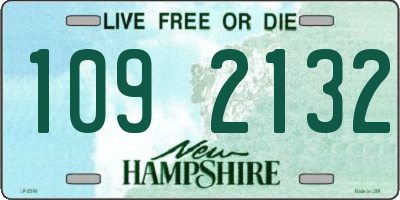 NH license plate 1092132