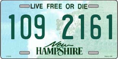 NH license plate 1092161