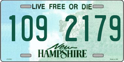 NH license plate 1092179