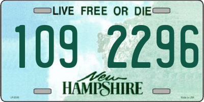 NH license plate 1092296