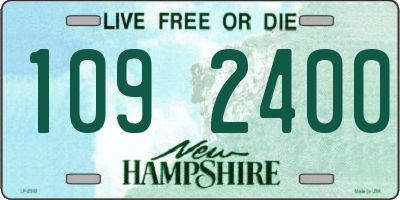 NH license plate 1092400