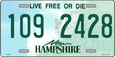 NH license plate 1092428
