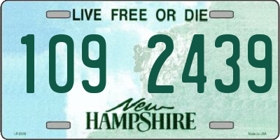 NH license plate 1092439