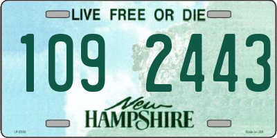 NH license plate 1092443