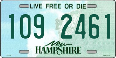 NH license plate 1092461