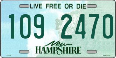 NH license plate 1092470