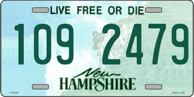 NH license plate 1092479