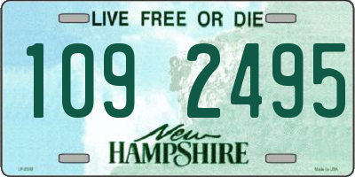 NH license plate 1092495