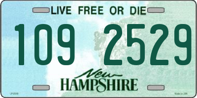 NH license plate 1092529